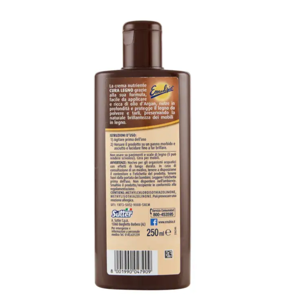 Emulsion, Pflegecreme-Holz, 250ml