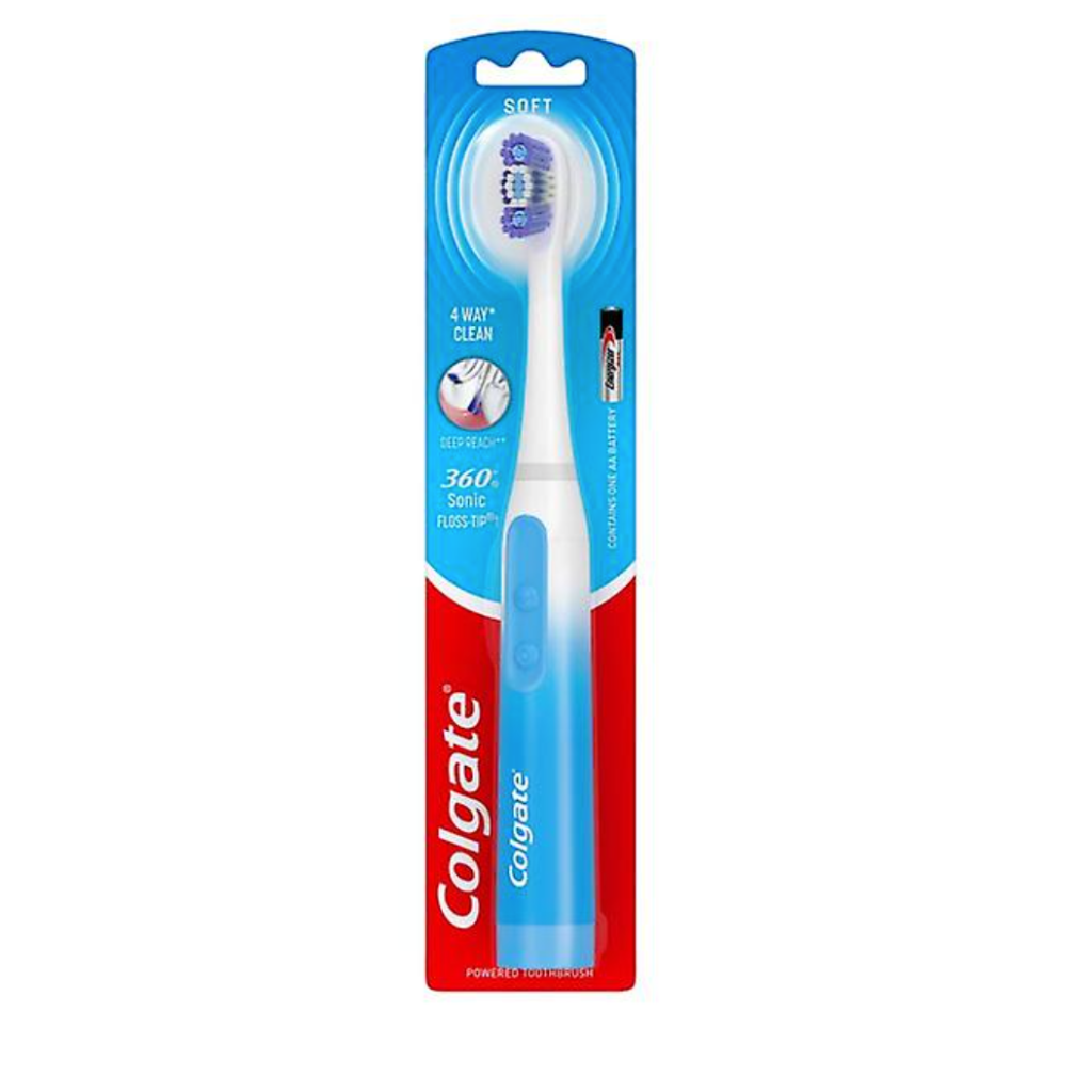 Colgate 360 Sonic powered batteriebetriebene Zahnbürste, weich