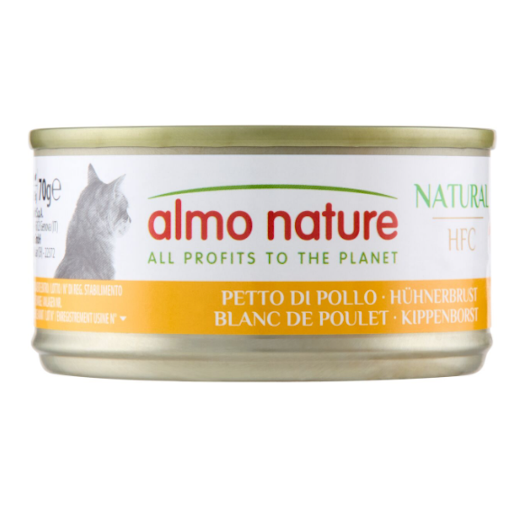 Almo Nature, Nassfutter mit Hühnerbrust, 70gr.