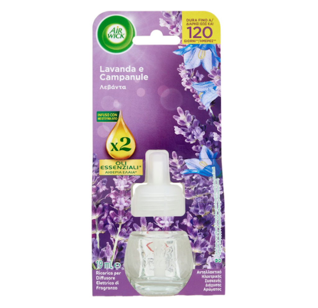 Air Wick, Nachfüllpackung für elektrischen Duftdiffusor, Lavendel und Glockenblumen