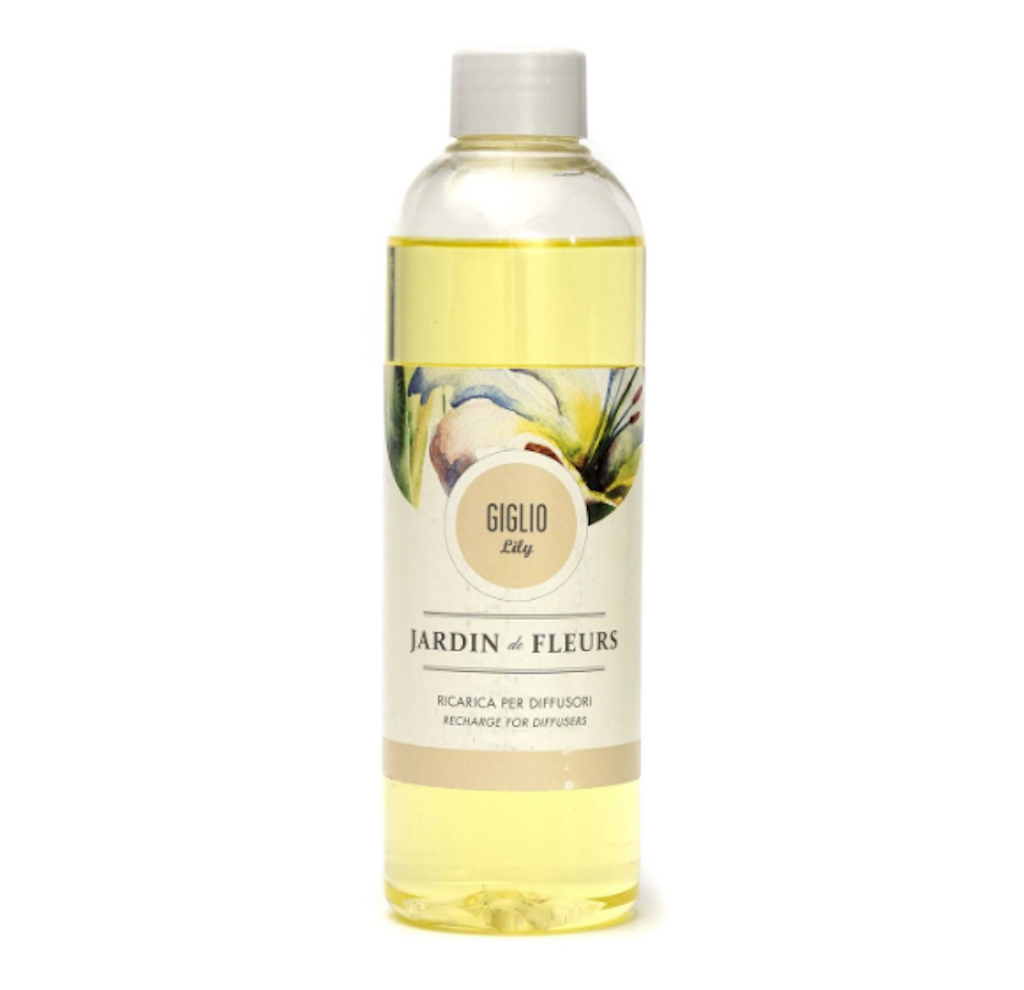 Jardin de Fleurs, Nachfüllpackung für Raumduft mit Stäbchen, Lilie, 250ml