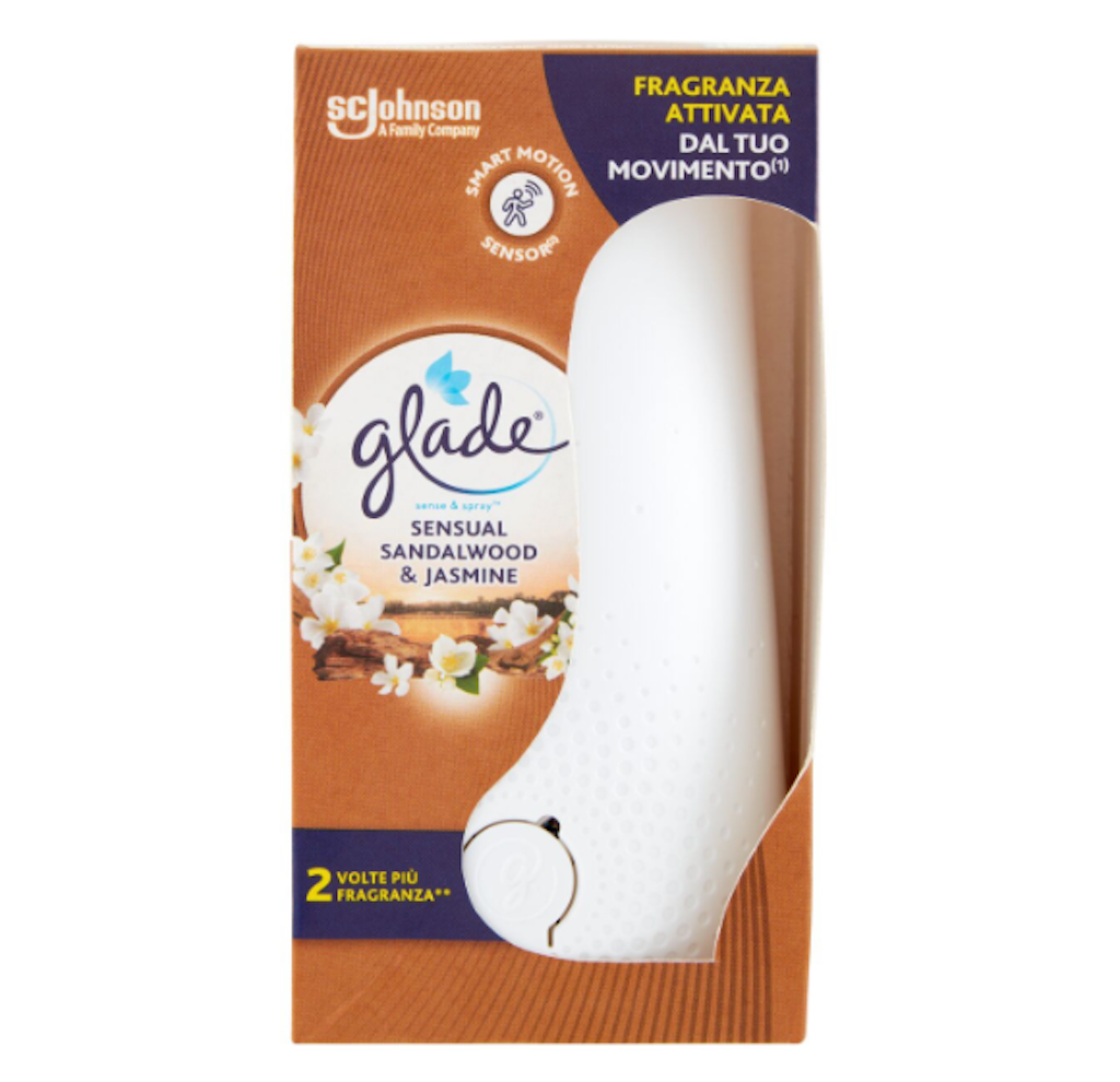Glade, Sense & Spray, Raumduft mit Sensor, Sandelholz und Jasmin