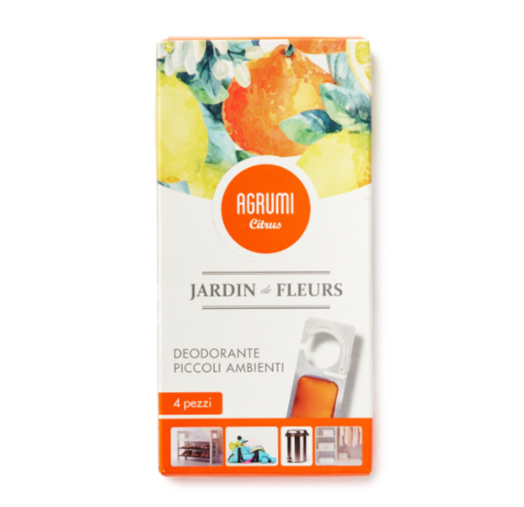 Jardin de Fleurs, Raumduft für kleine Räume, Zitrusfrüchte, 4 Stk.