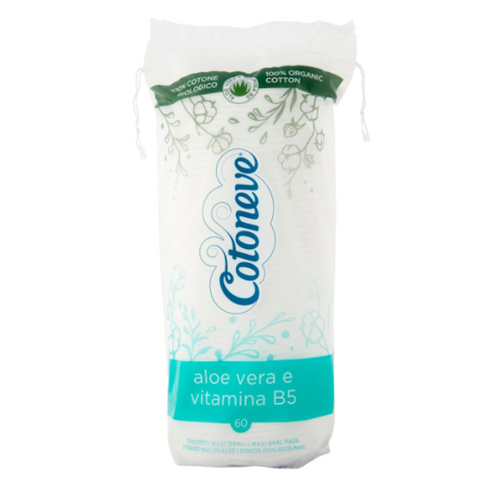 Cotoneve, Bio Make-up-Entferner-Pads, Aloe Vera und Vitamin B5, 60 Stk.