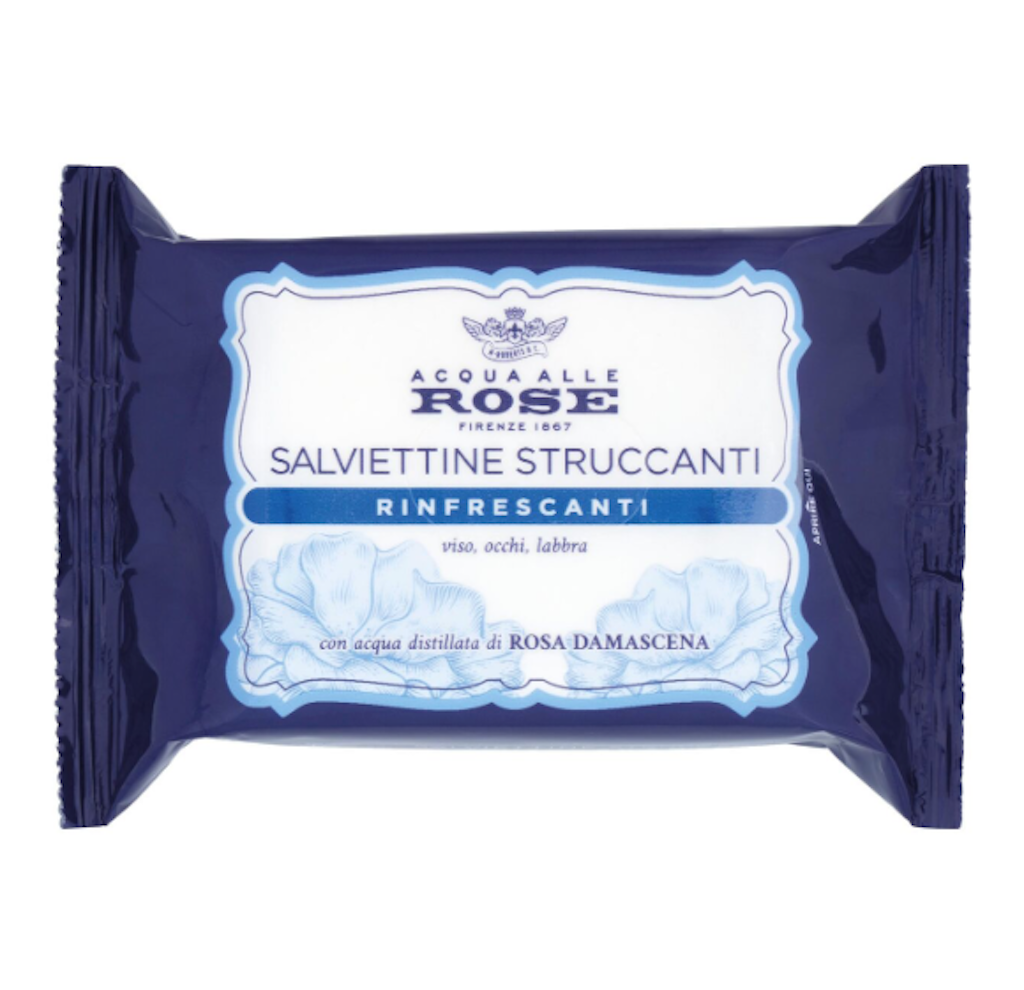 Acqua alle Rose, erfrischende Abschminktücher, 20 Stk.
