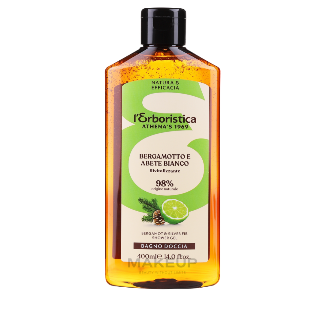 L`ERBORISTICA, Kräuterduschbad „BERGAMOTTE & WEISSTANNE“ 400ml
