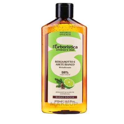 L`ERBORISTICA, Kräuterduschbad „BERGAMOTTE & WEISSTANNE“ 400ml