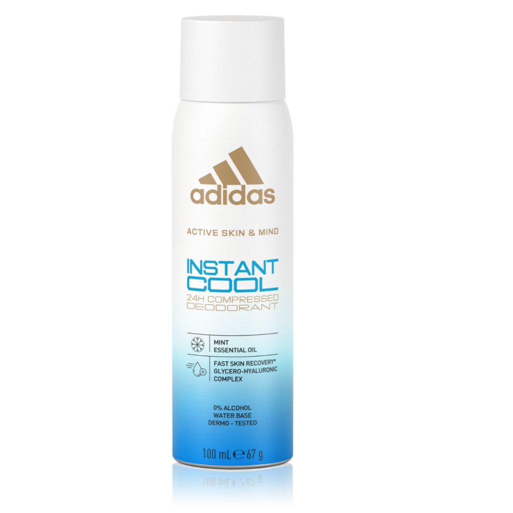 ADIDAS, Instant Cool  Deodorant Spray , 24 Std, 100ml