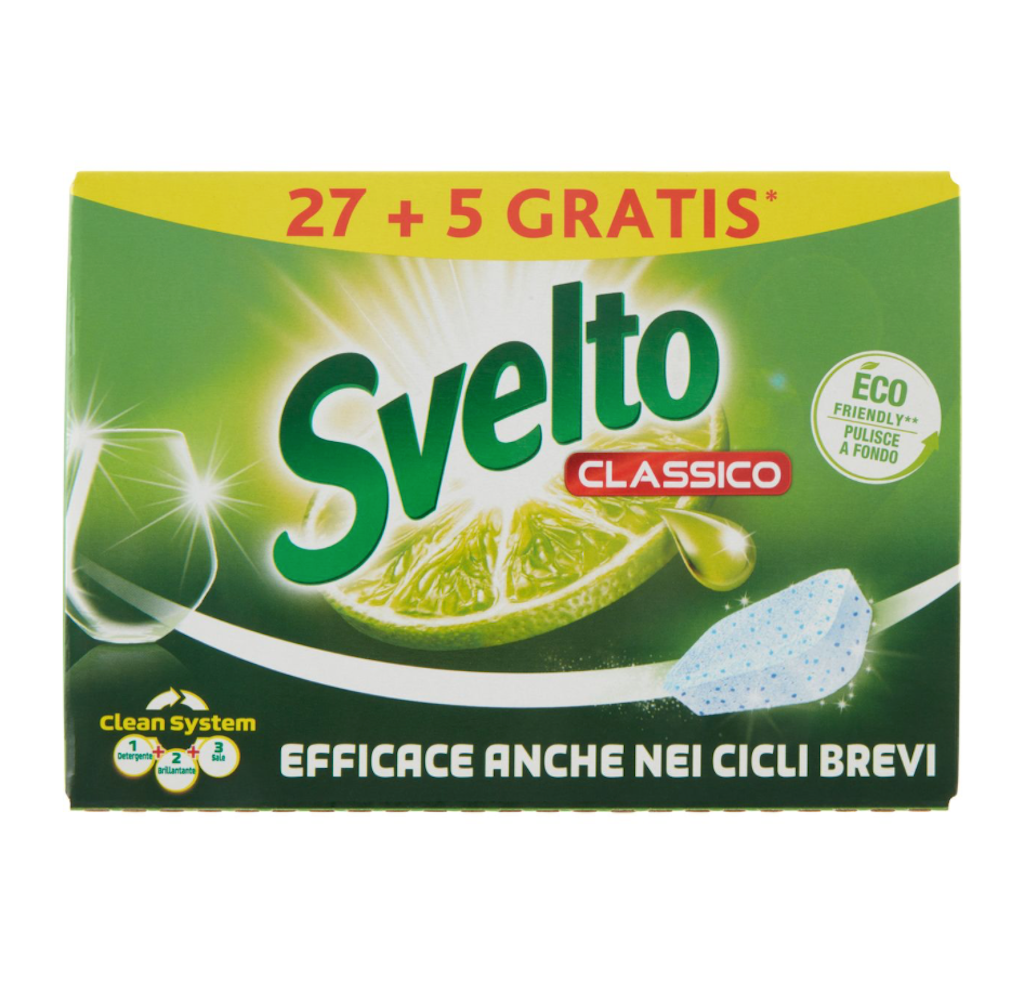 Svelto Classico, Geschirrspültabs, 27+5 Stk.