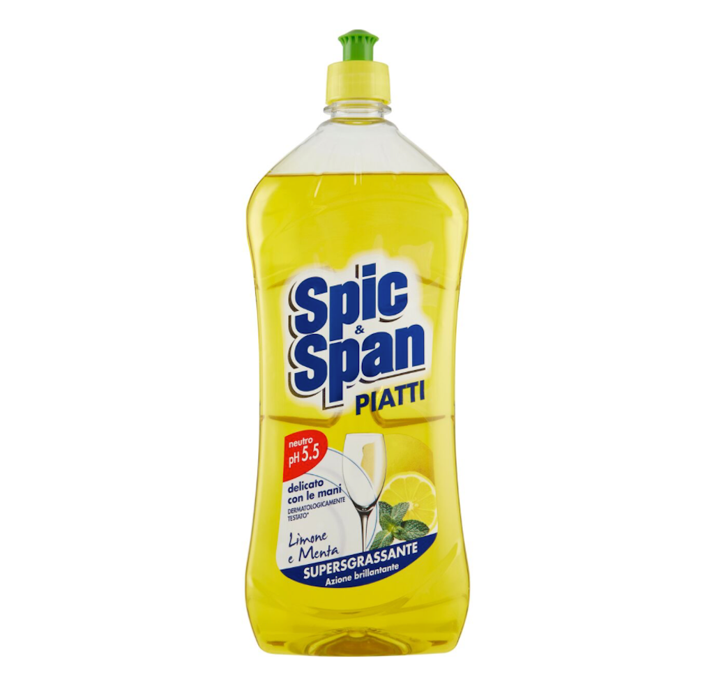 Spic&Span, Handwaschmittel, Zitrone und Minz, 1L