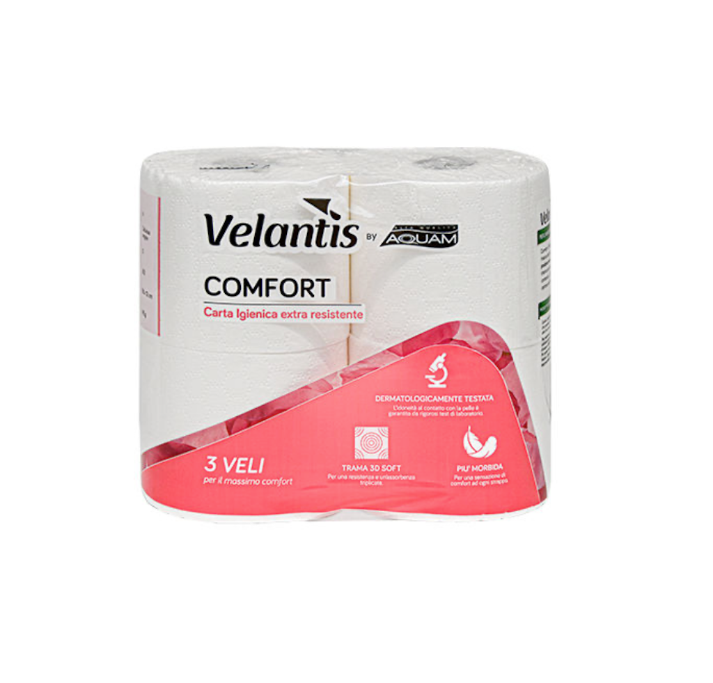 Aquam, Velantis Comfort, 3 Lagig, 4 Rollen