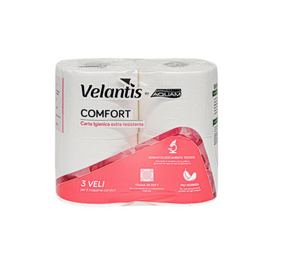 Aquam, Velantis Comfort, 3 Lagig, 4 Rollen