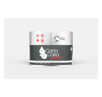 Carta Calla, Solution, Wc Papier, 2 Lagig, 4 Rollen