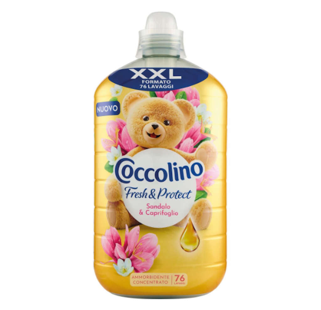Coccolino Weichspüler,  Sandelholz & Geißblatt, 76 Waschen
