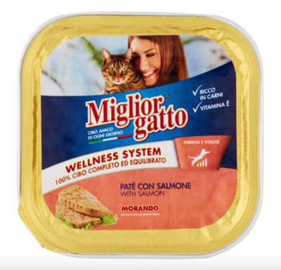 Miglior Gatto, Patè mit Lachs, 100gr