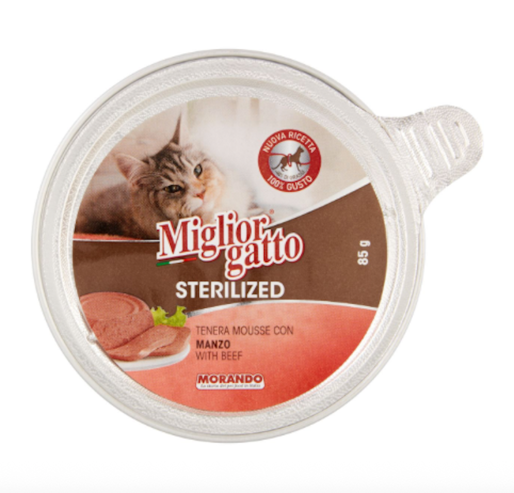 Miglior Gatto, Mousse mit Rind, 85gr