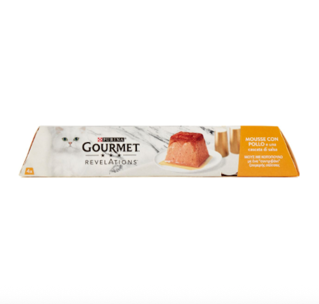 Purina, Gourmet Gold, Mousse mit Huhn, 4x57 gr