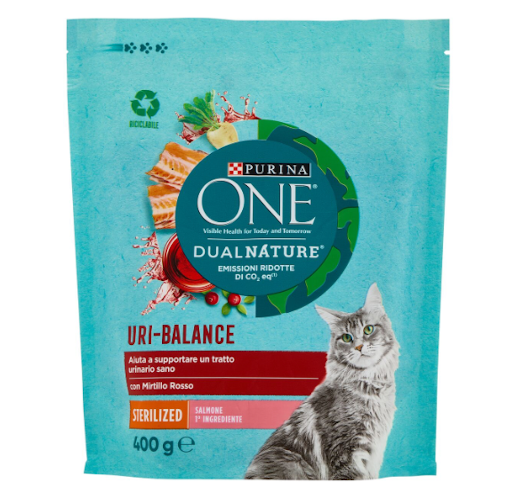 Purina One, Dual Nature, Sterilized Uri-Balance, mit Lachs, 400g