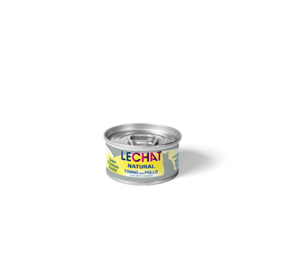 Monge, Lechat, Natural, Nassfutter mit Thunfisch und Huhn, 80gr.