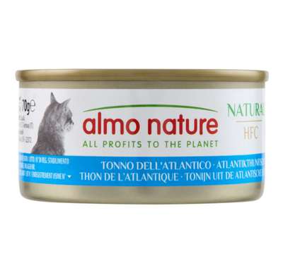 Almo Nature, Nassfutter mit Atlantikthunfisch, 70gr.