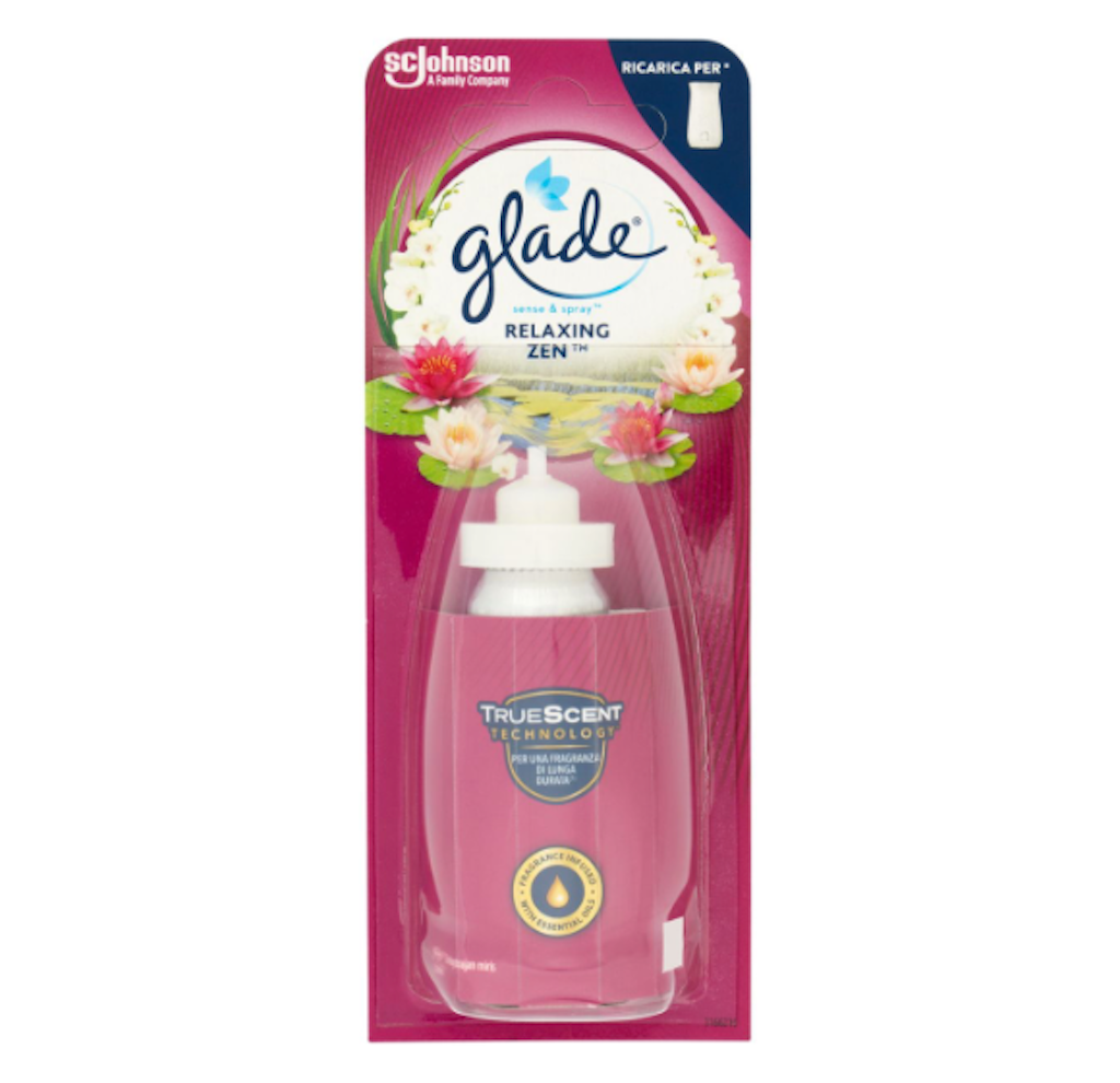 Glade, Sense and Spray, Nachfüllpackung für Raumduftspender, Relaxing Zen