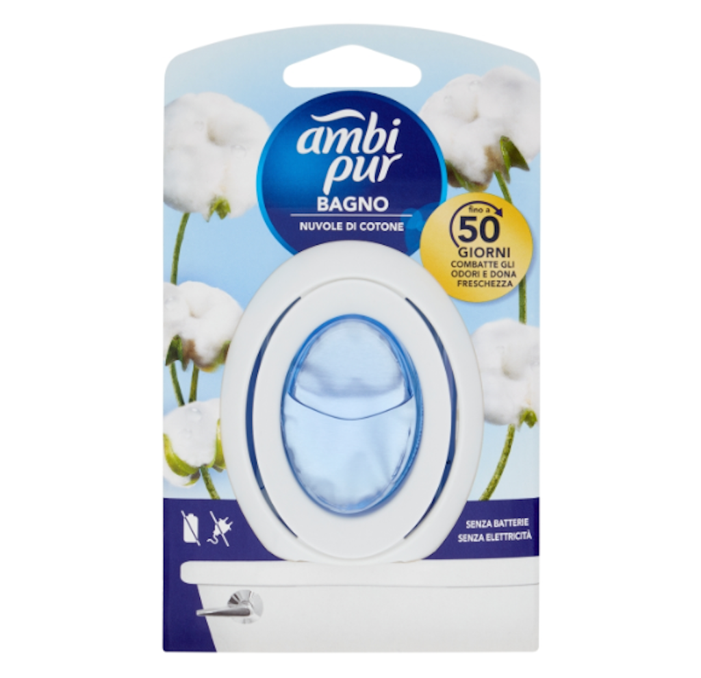Ambipur, Badezimmerdeodorant, Baumwolle