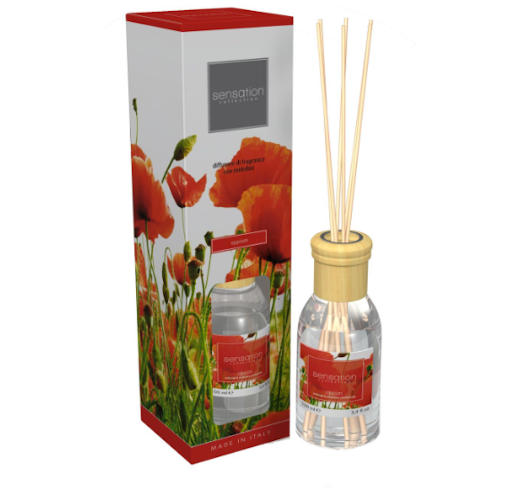 Sensation, Raumduft mit Stäbchen Opium, 100 ml