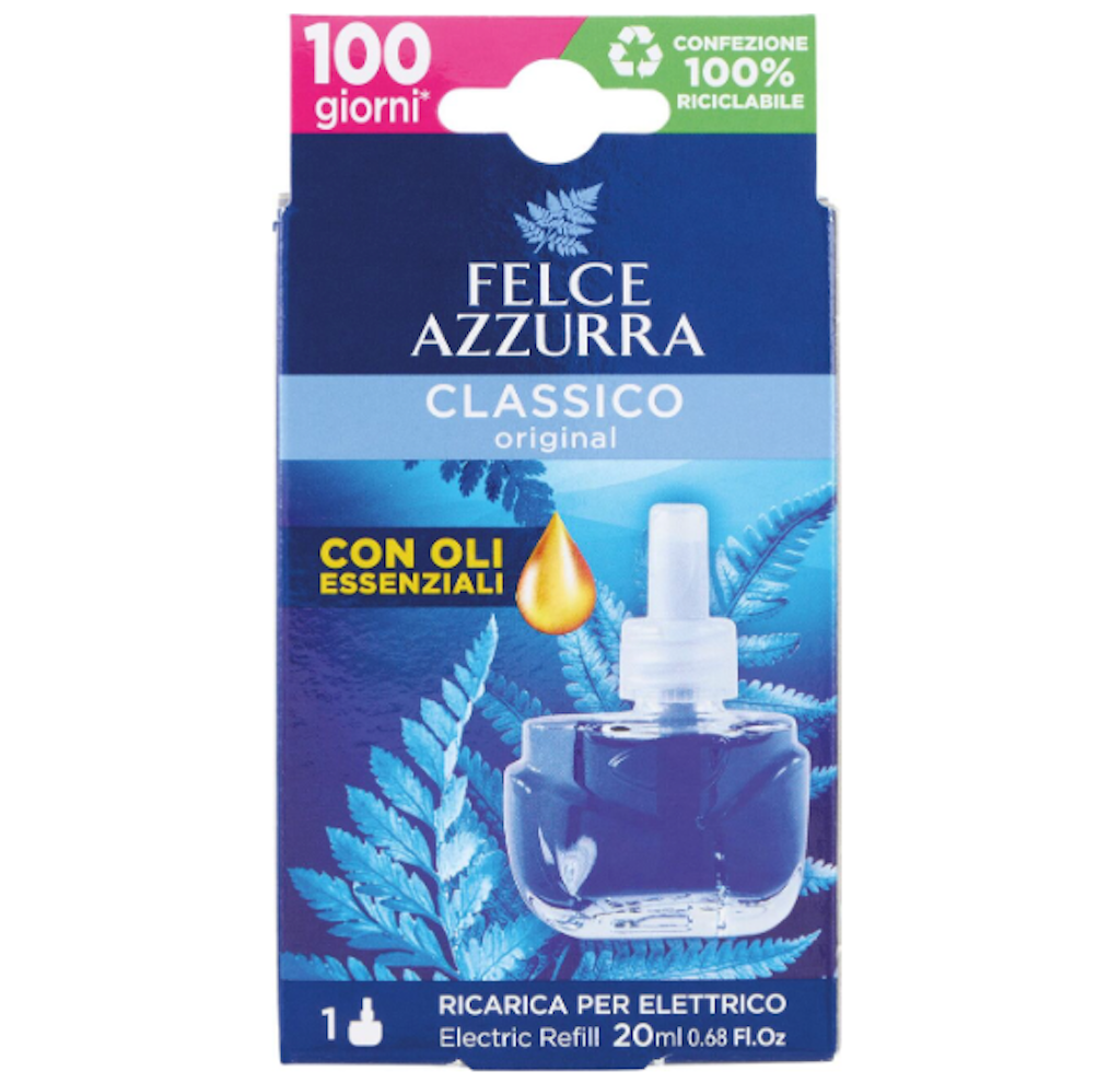 Felce Azzurra, Nachfüllpackung für elektrischen Duftdiffusor, klassische Duft