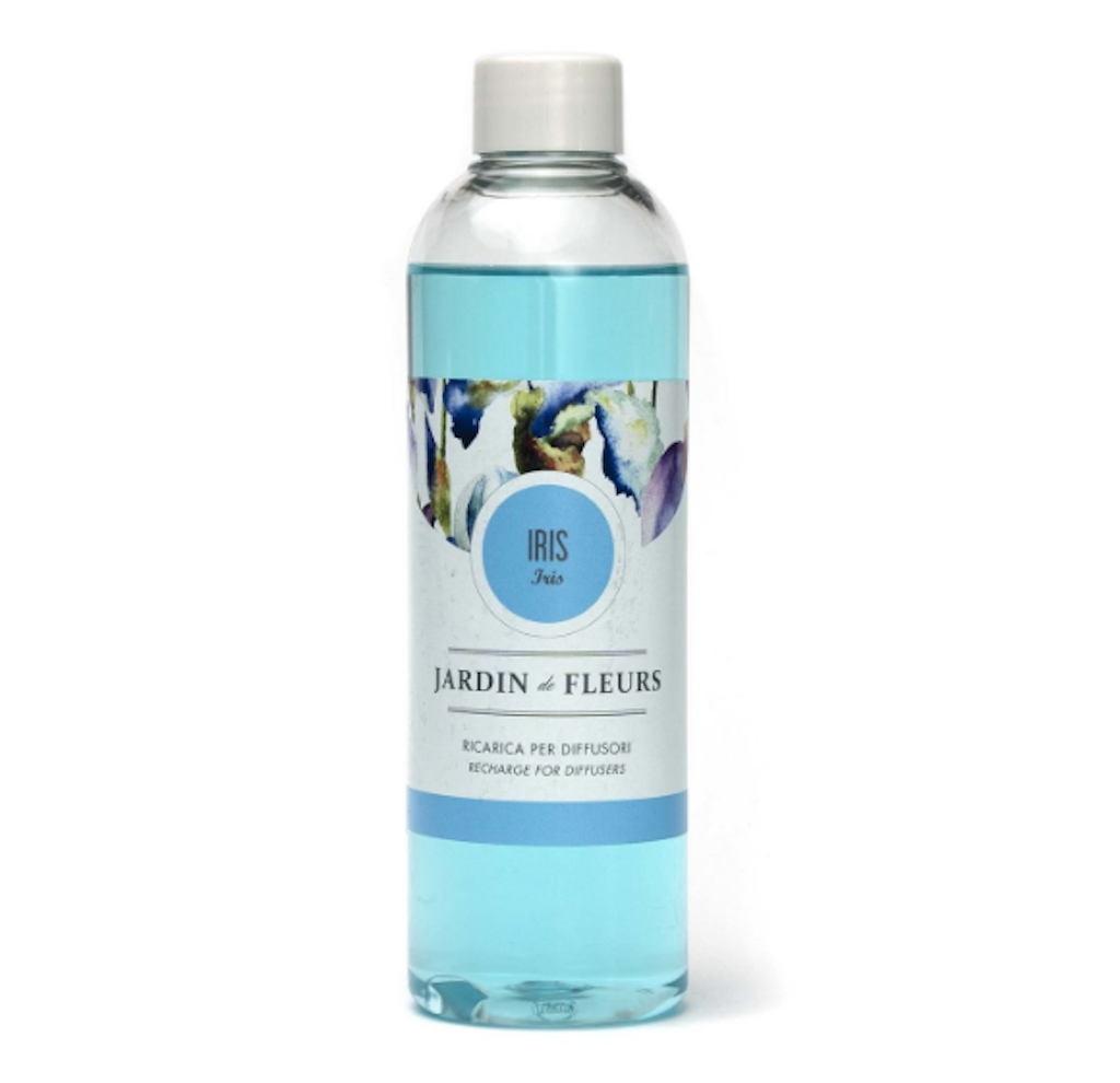 Jardin de Fleurs, Nachfüllpackung für Raumduft mit Stäbchen, Iris, 250ml