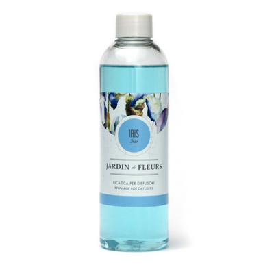 Jardin de Fleurs, Nachfüllpackung für Raumduft mit Stäbchen, Iris, 250ml