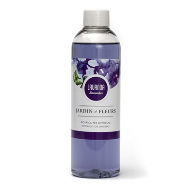 Jardin de Fleurs, Nachfüllpackung für Raumduft mit Stäbchen, Lavendel, 250ml
