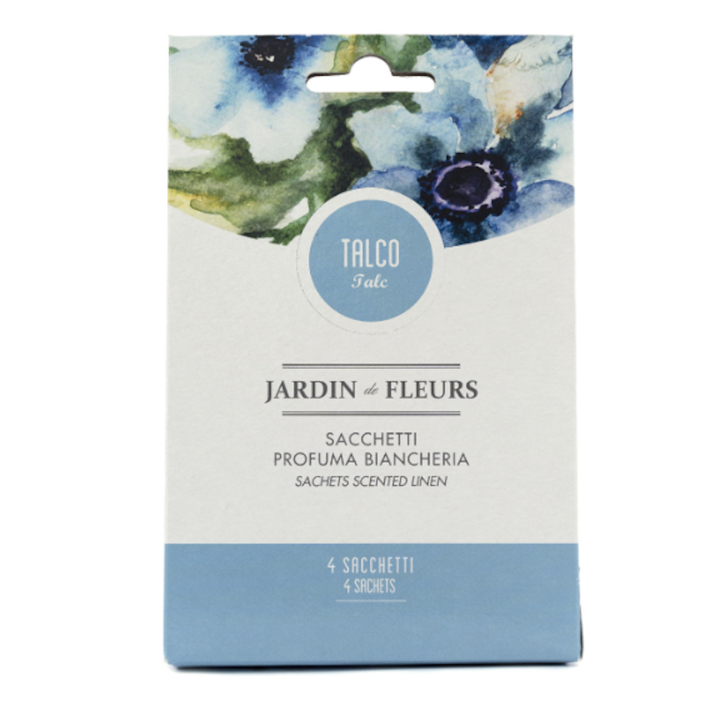Jardin de Fleurs, Duftsäckchen für Wäsche, Talk, 4 Stk.