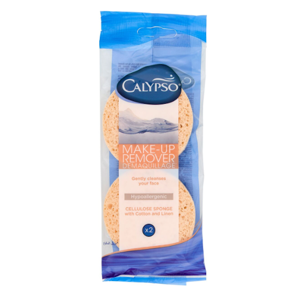 Calypso, Make-up-Entferner-Schwämme aus Pflanzenfasern, 2Stk.