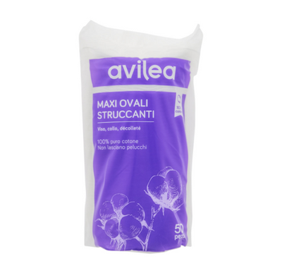 Avilea, Maxi ovale Make-up-Entferner-Pads, 50 Stk.