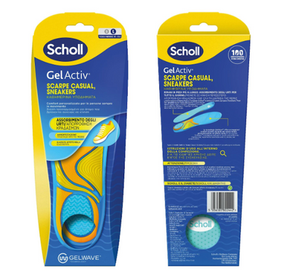 Dr. Scholl's, Gel Activ, Einlegesohlen für Freizeitschuhe und Sneakers, Grösse L, 1 Paar