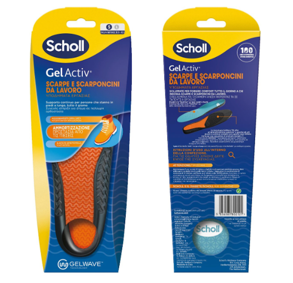 Dr. Scholl's, Einlegesohlen für Arbeitsschuhe, Grösse S, 1 Paar