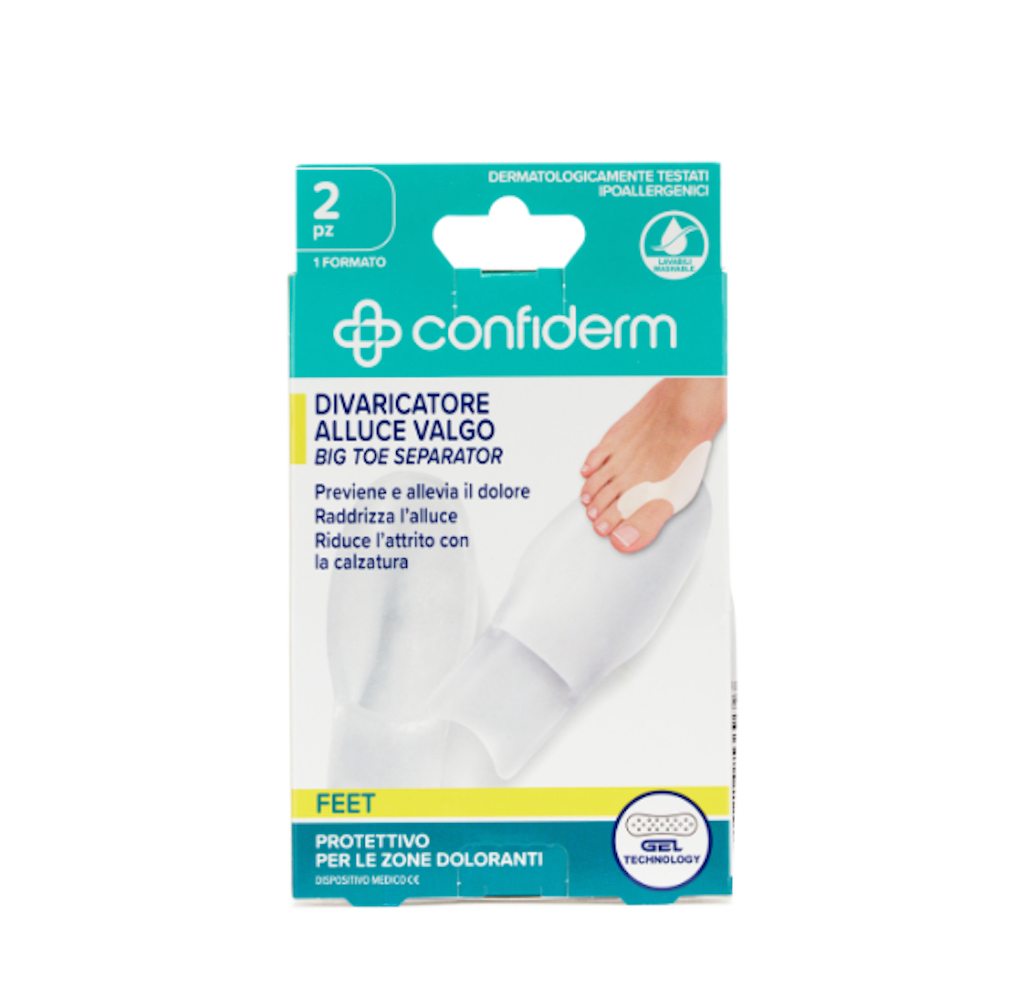 Confiderm, Spreizer für Hallux valgus, 2 Stk.
