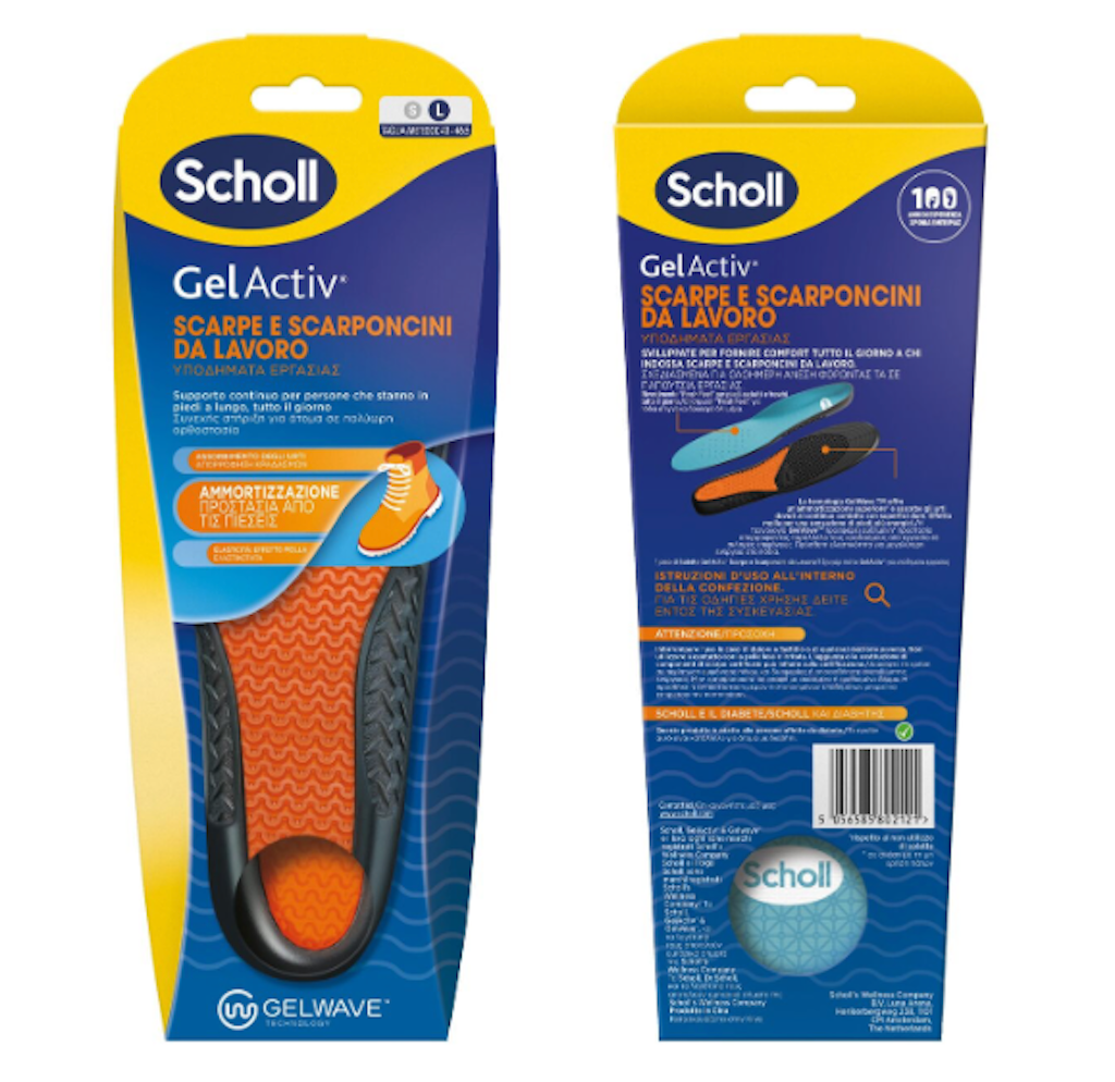 Dr. Scholl's, Einlegesohlen für Arbeitsschuhe, Grösse L, 1 Paar