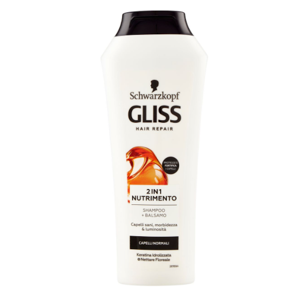 Schwarzkopf Gliss, 2 in 1 Pflege Shampoo+Balsam, 250 ml