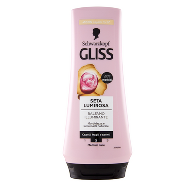 Schwarzkopf Gliss, Glänzende Seide, Aufhellendes Balsam, 200 ml