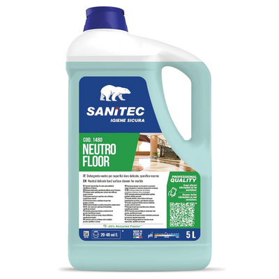 Sanitec, NEUTRO FLOOR, Neutrales Reinigungsmittel für Böden und empfindliche harte Oberflächen,speziell für Marmor, 5 L