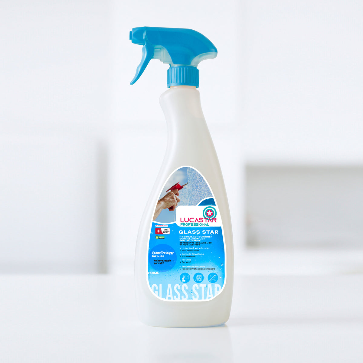 Lucastar Professional, GLASSTAR, Glasreiniger, 750 ml