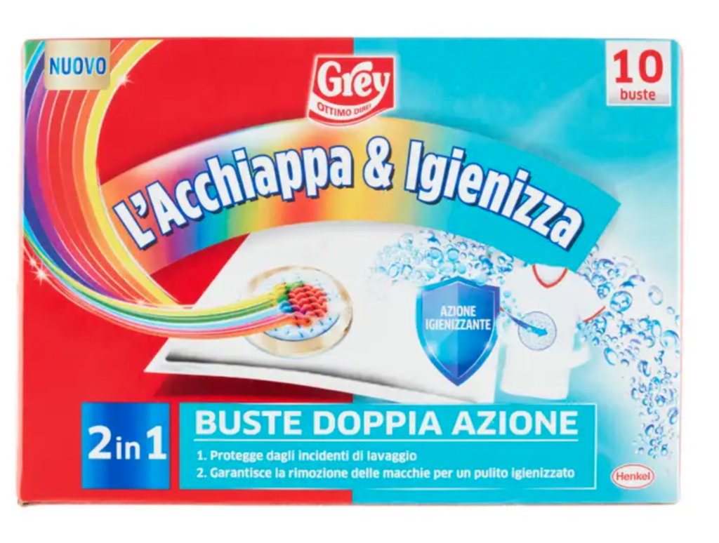 Grey, Farbblocker und Desinfektions-Beutel, 10 Stück