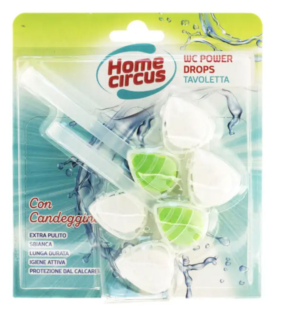 Home Circus, WC- Einhänger, Power Drops mit Bleichmittel 2 Stück