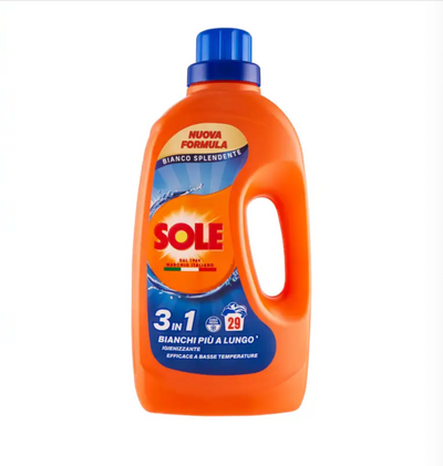SOLE, Waschmittel Bianco Splendente 1,305 L, 29 Wäschen